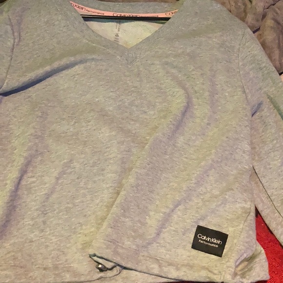 calvin klein sweatpants and sweatshirt